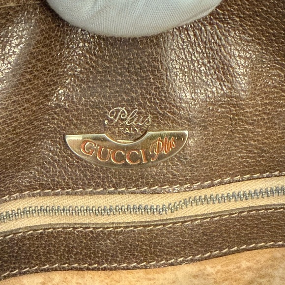 VINTAGE GUCCI GG PLUS Monogram TOTE Bag. - Picture 10 of 14